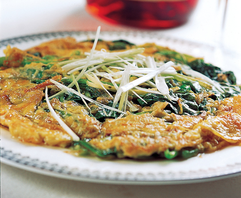 Egg Spinach Pancake