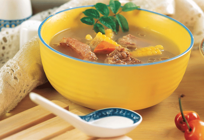 Corn Carrot Rib Soup